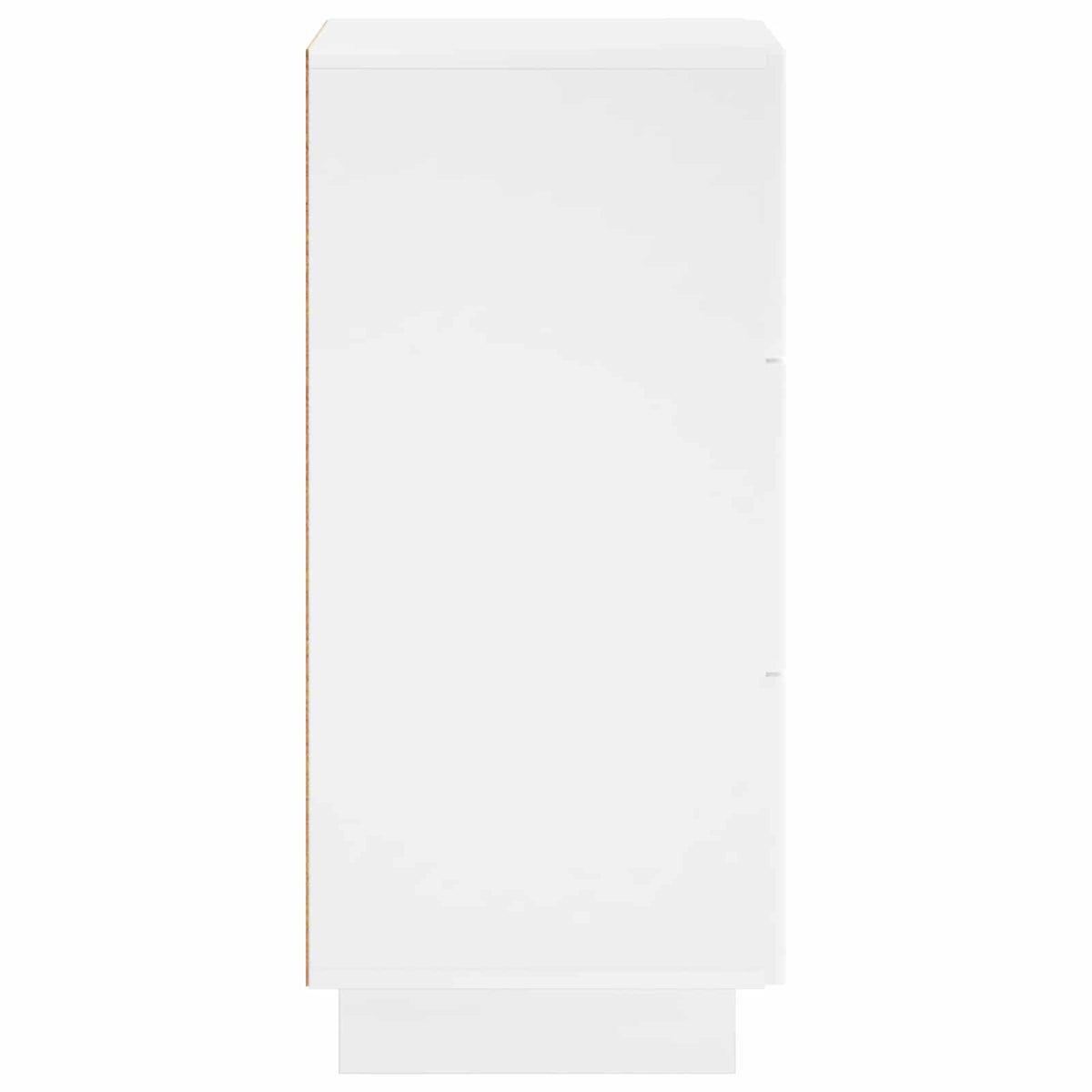 Dressoir Hoogglans Wit 33.5 x 34.5 x 75 cm Bewerkt hout