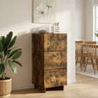 Dressoir Gerookt eiken 33.5 x 34.5 x 75 cm Bewerkt hout