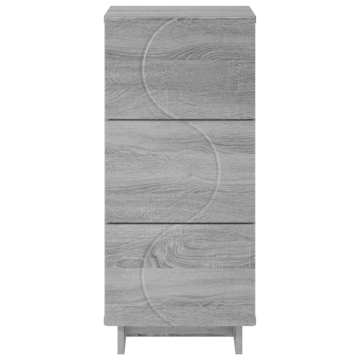 Dressoir Grijs Sonoma 33.5 x 34.5 x 75 cm Bewerkt hout