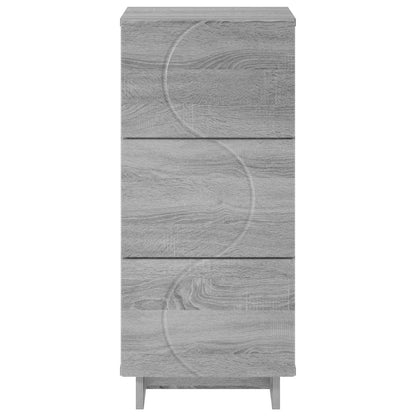 Dressoir Grijs Sonoma 33.5 x 34.5 x 75 cm Bewerkt hout