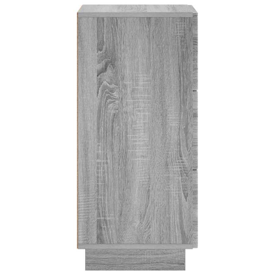 Dressoir Grijs Sonoma 33.5 x 34.5 x 75 cm Bewerkt hout