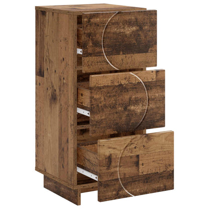 Dressoir Oud hout 33.5 x 34.5 x 75 cm Bewerkt hout