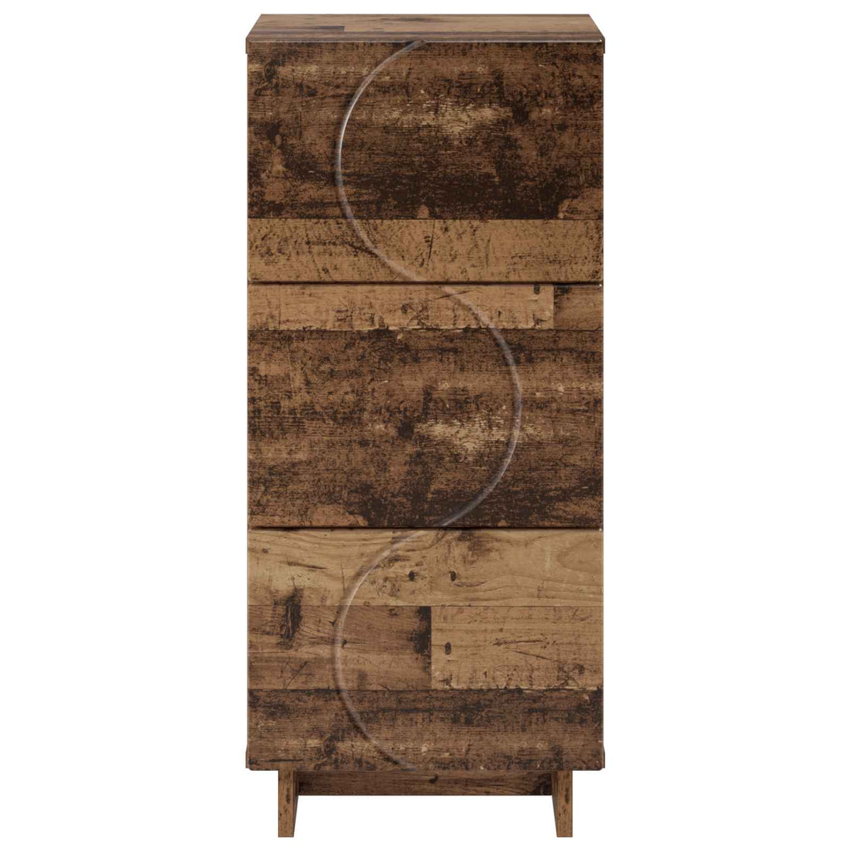 Dressoir Oud hout 33.5 x 34.5 x 75 cm Bewerkt hout