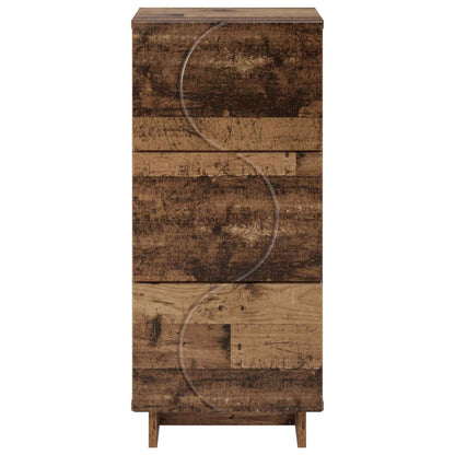 Dressoir Oud hout 33.5 x 34.5 x 75 cm Bewerkt hout