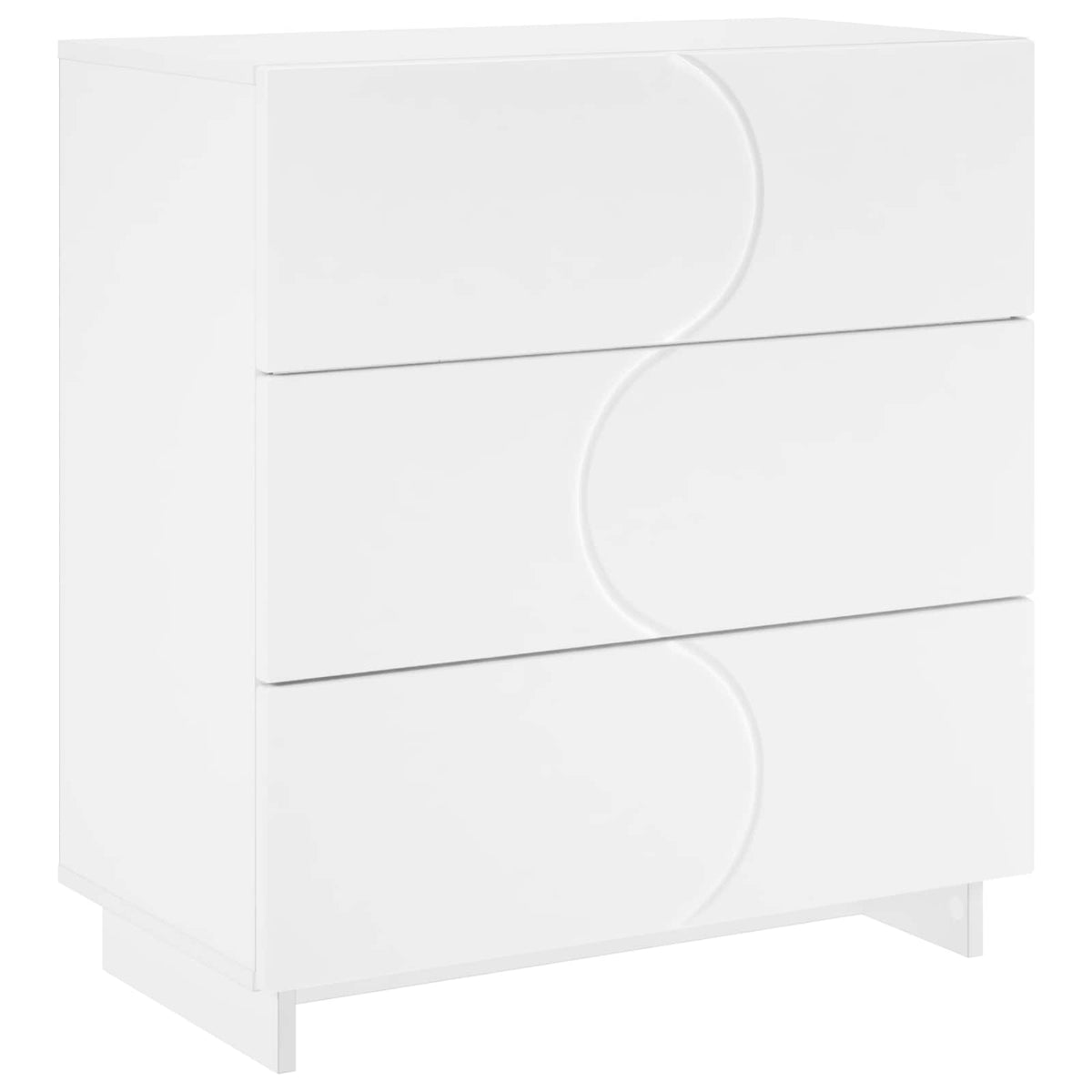Dressoir Wit 70 x 38 x 75 cm Bewerkt hout