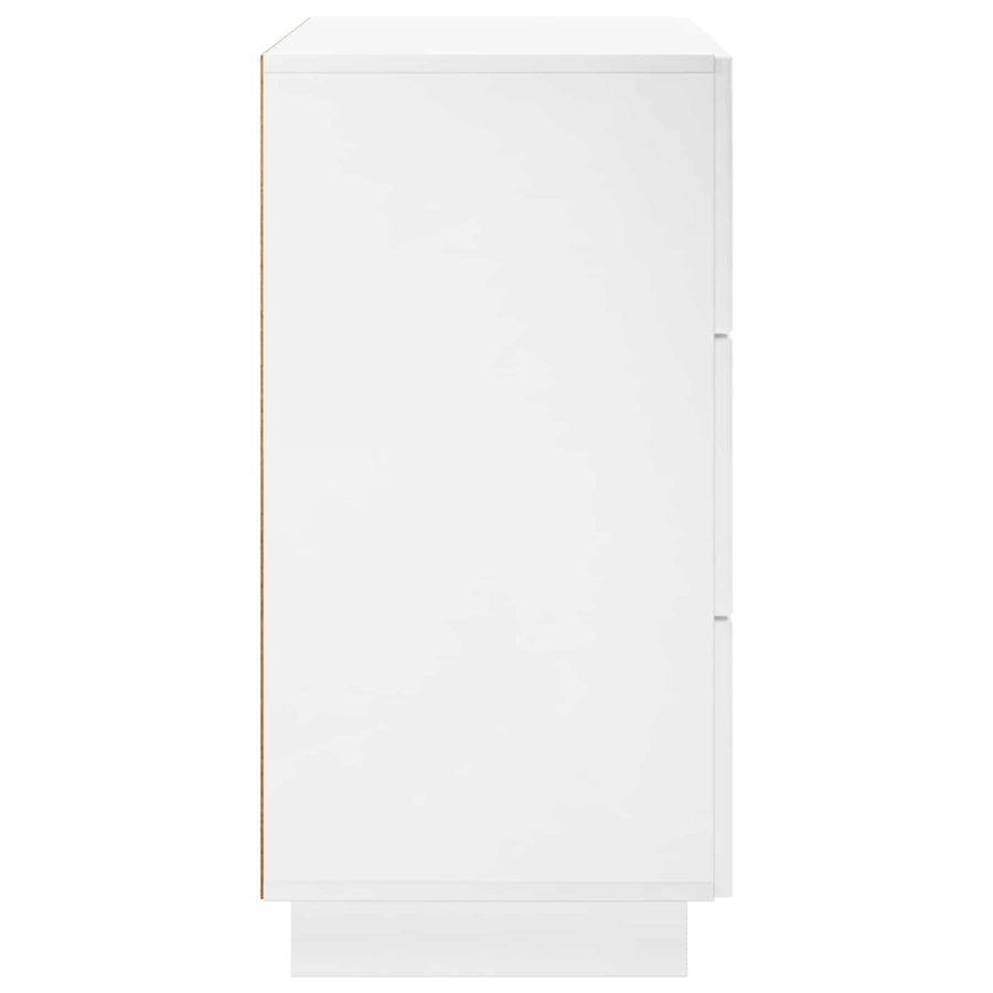 Dressoir Wit 70 x 38 x 75 cm Bewerkt hout