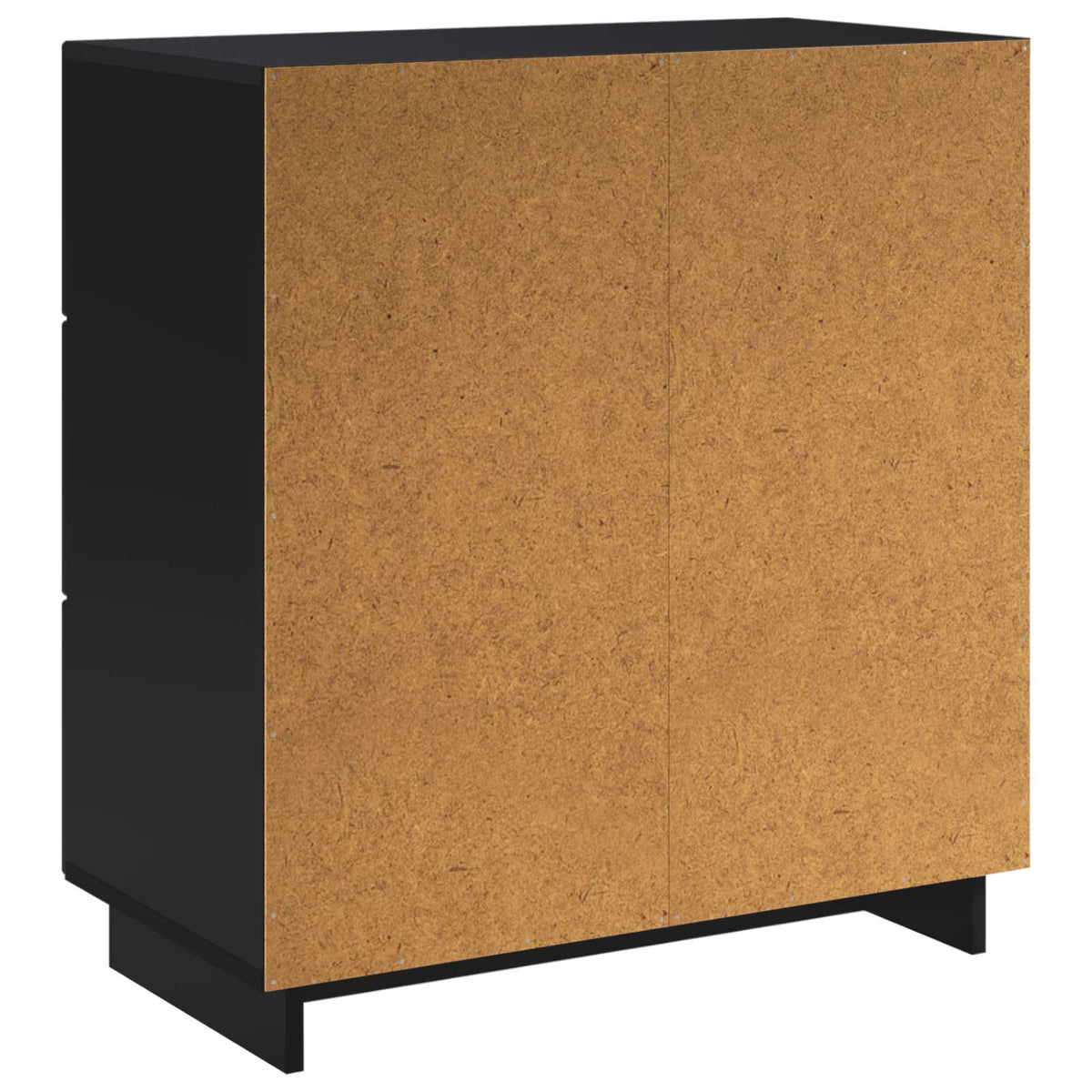 Dressoir Zwart 70 x 38 x 75 cm Bewerkt hout