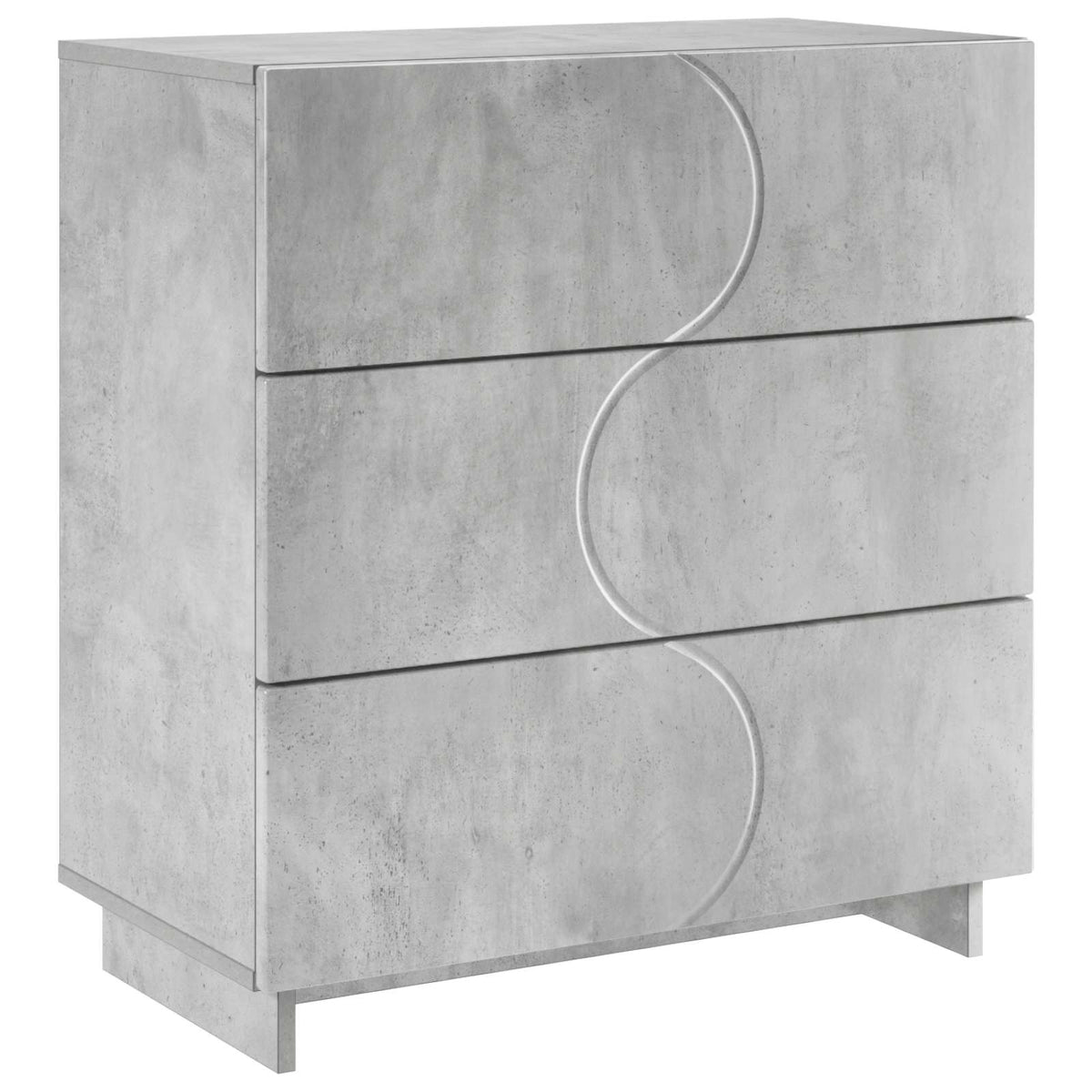 Dressoir Betongrijs 70 x 38 x 75 cm Bewerkt hout