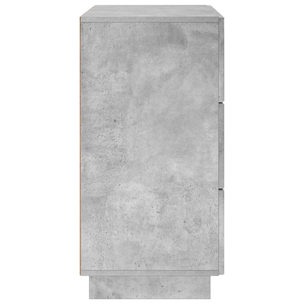 Dressoir Betongrijs 70 x 38 x 75 cm Bewerkt hout