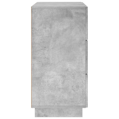 Dressoir Betongrijs 70 x 38 x 75 cm Bewerkt hout