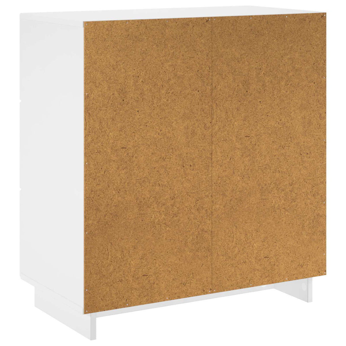 Dressoir Hoogglans Wit 70 x 38 x 75 cm Bewerkt hout