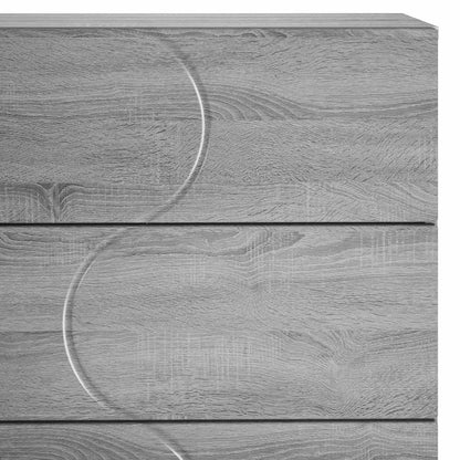 Dressoir Grijs Sonoma 70 x 38 x 75 cm Bewerkt hout