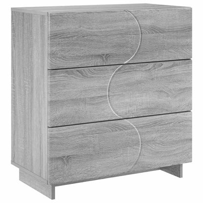 Dressoir Grijs Sonoma 70 x 38 x 75 cm Bewerkt hout