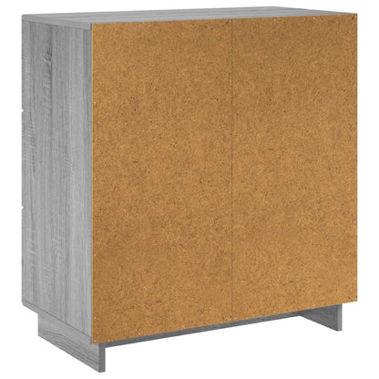 Dressoir Grijs Sonoma 70 x 38 x 75 cm Bewerkt hout