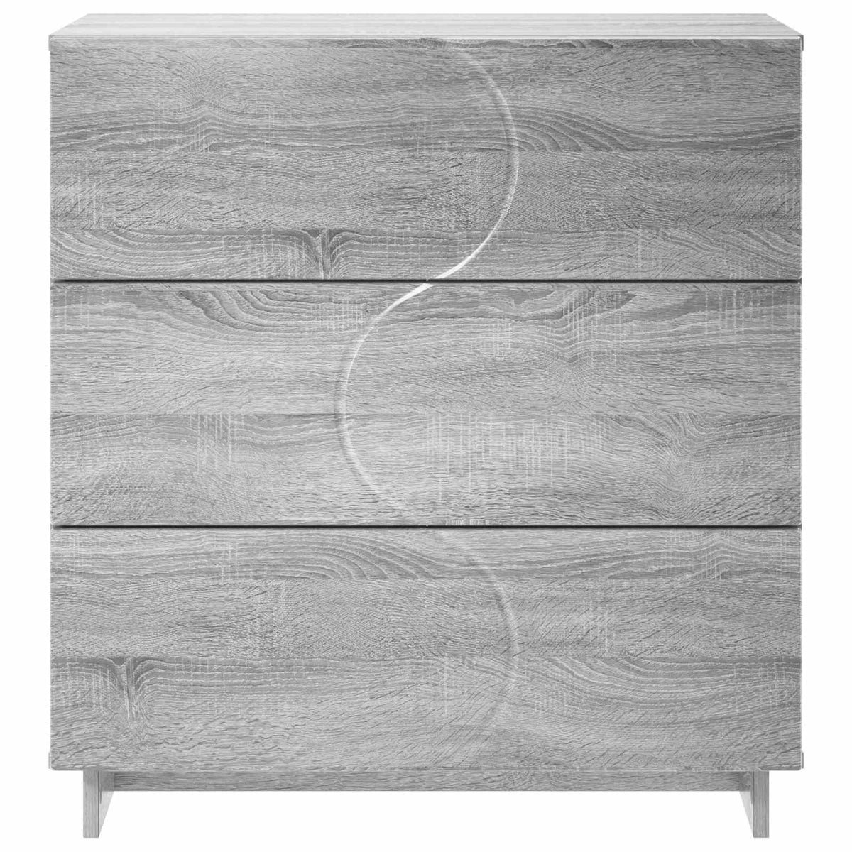 Dressoir Grijs Sonoma 70 x 38 x 75 cm Bewerkt hout
