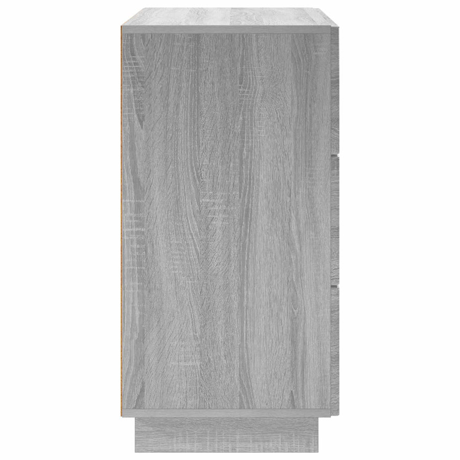 Dressoir Grijs Sonoma 70 x 38 x 75 cm Bewerkt hout