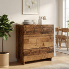 Dressoir Oud hout 70 x 38 x 75 cm Bewerkt hout