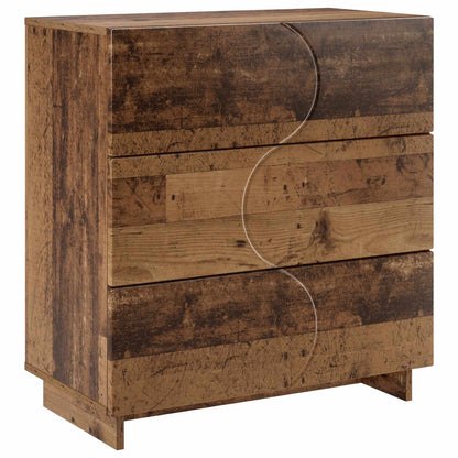 Dressoir Oud hout 70 x 38 x 75 cm Bewerkt hout