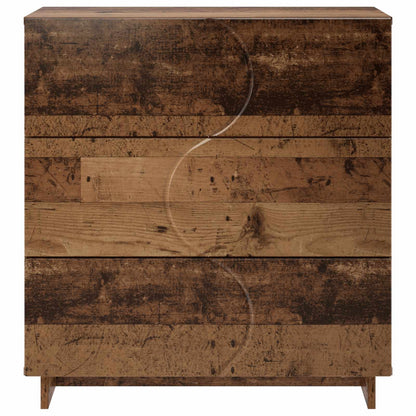 Dressoir Oud hout 70 x 38 x 75 cm Bewerkt hout