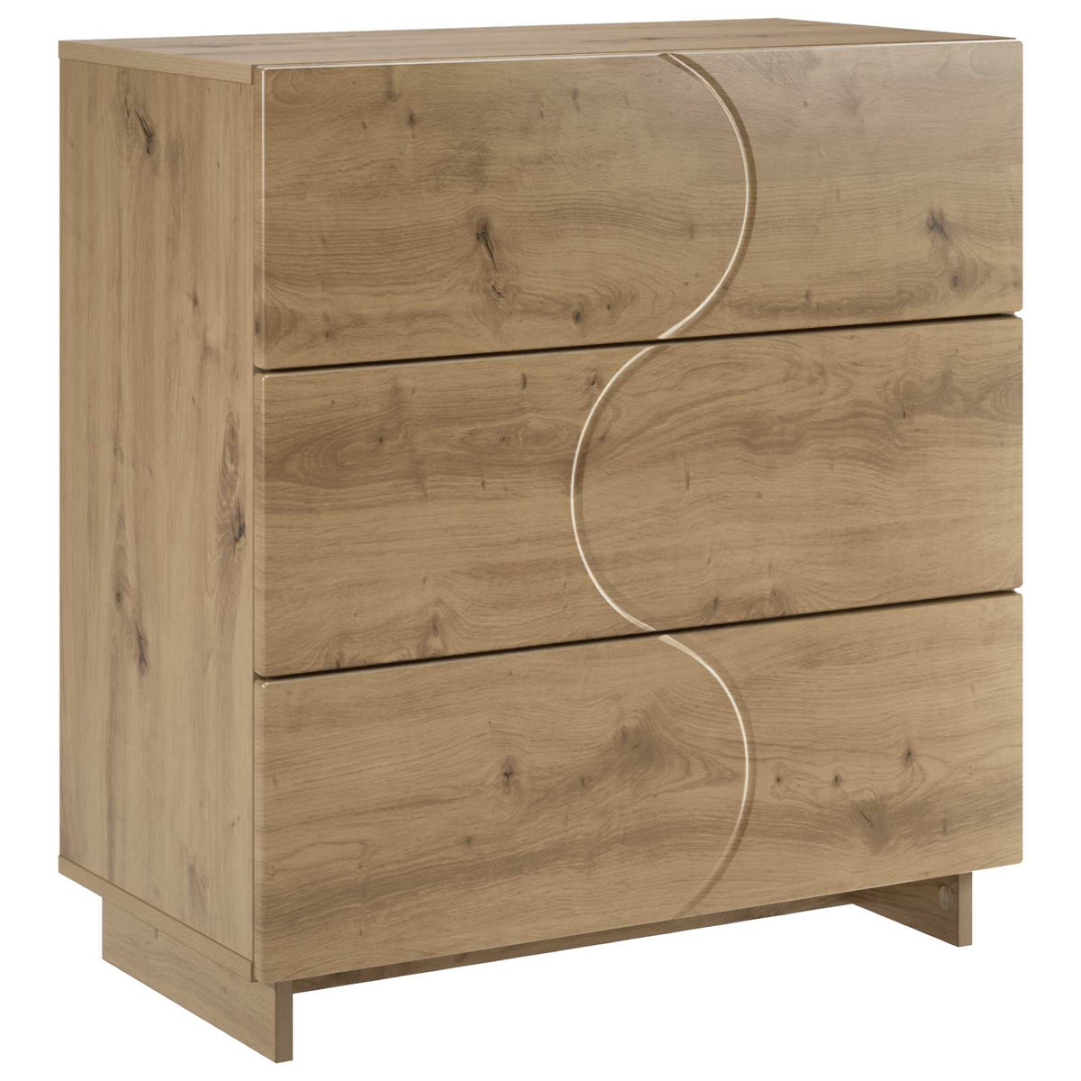 Dressoir Artisanaal eiken 70 x 38 x 75 cm Bewerkt hout
