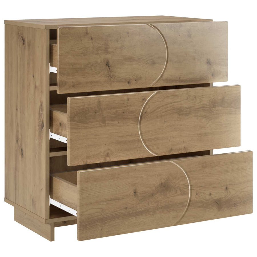 Dressoir Artisanaal eiken 70 x 38 x 75 cm Bewerkt hout