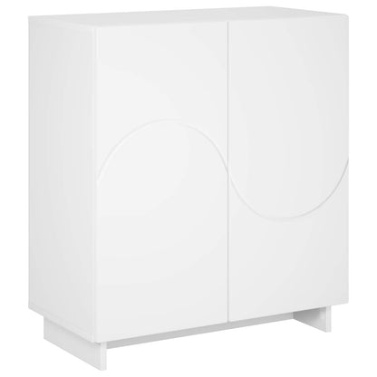 Dressoir Wit 67 x 34,5 x 75 cm Bewerkt hout