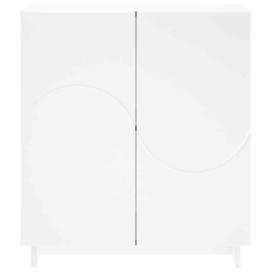 Dressoir Wit 67 x 34,5 x 75 cm Bewerkt hout