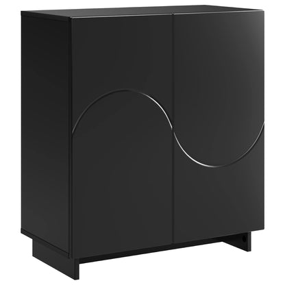 Dressoir Zwart 67 x 34,5 x 75 cm Bewerkt hout