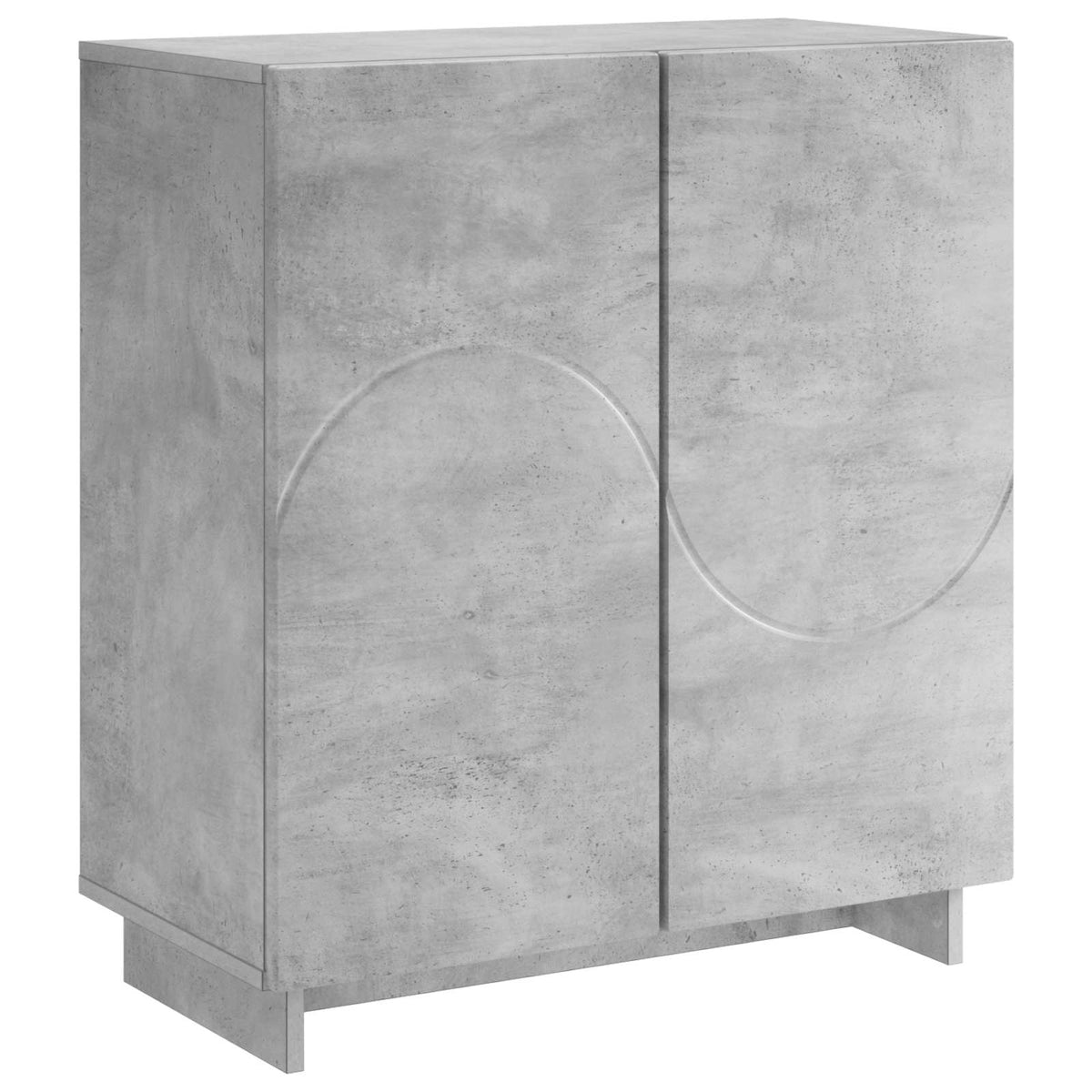 Dressoir Betongrijs 67 x 34,5 x 75 cm Bewerkt hout