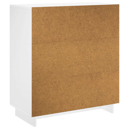 Dressoir Hoogglans Wit 67 x 34,5 x 75 cm Bewerkt hout