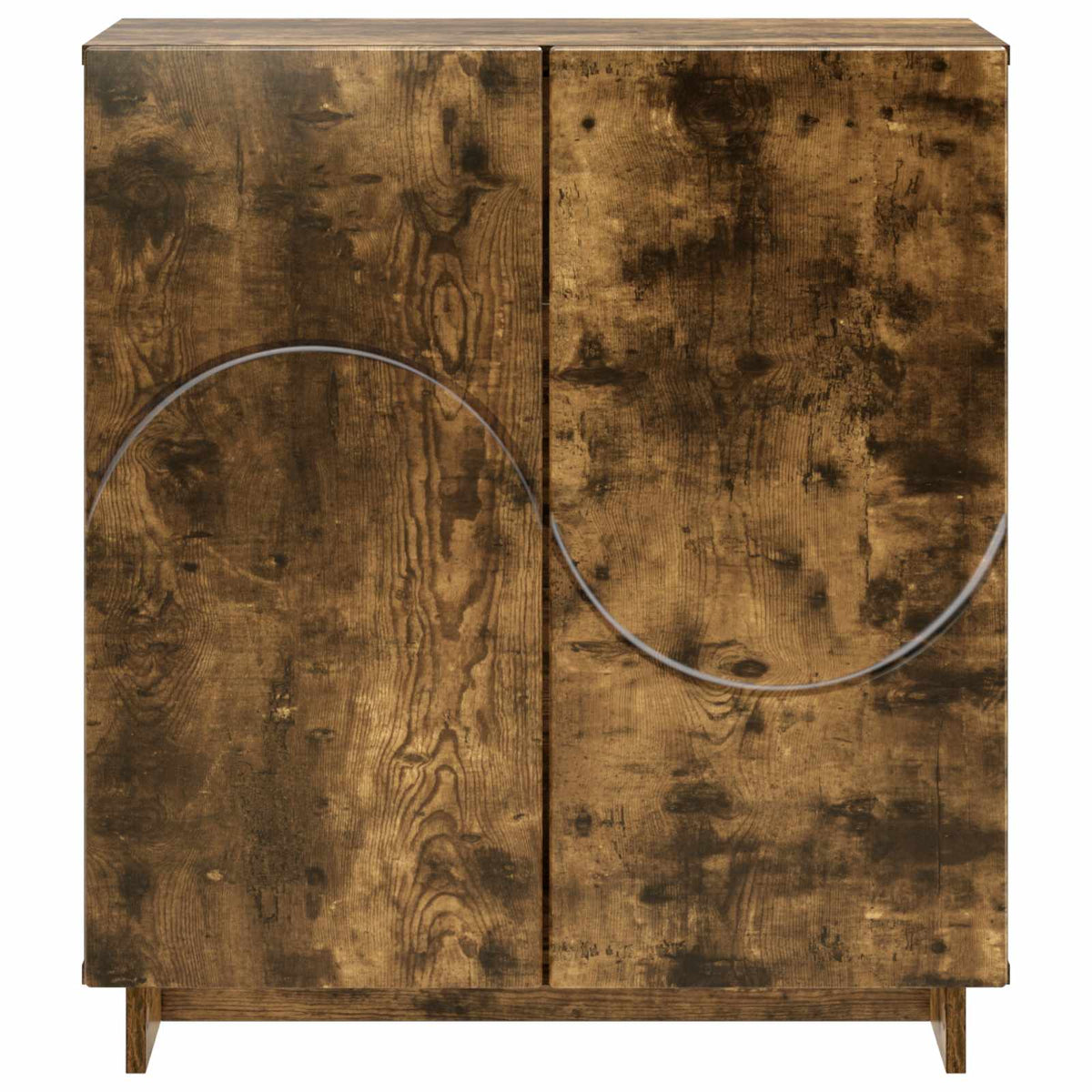 Dressoir Gerookt eiken 67 x 34,5 x 75 cm Bewerkt hout