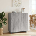 Dressoir Grijs Sonoma 67 x 34,5 x 75 cm Bewerkt hout