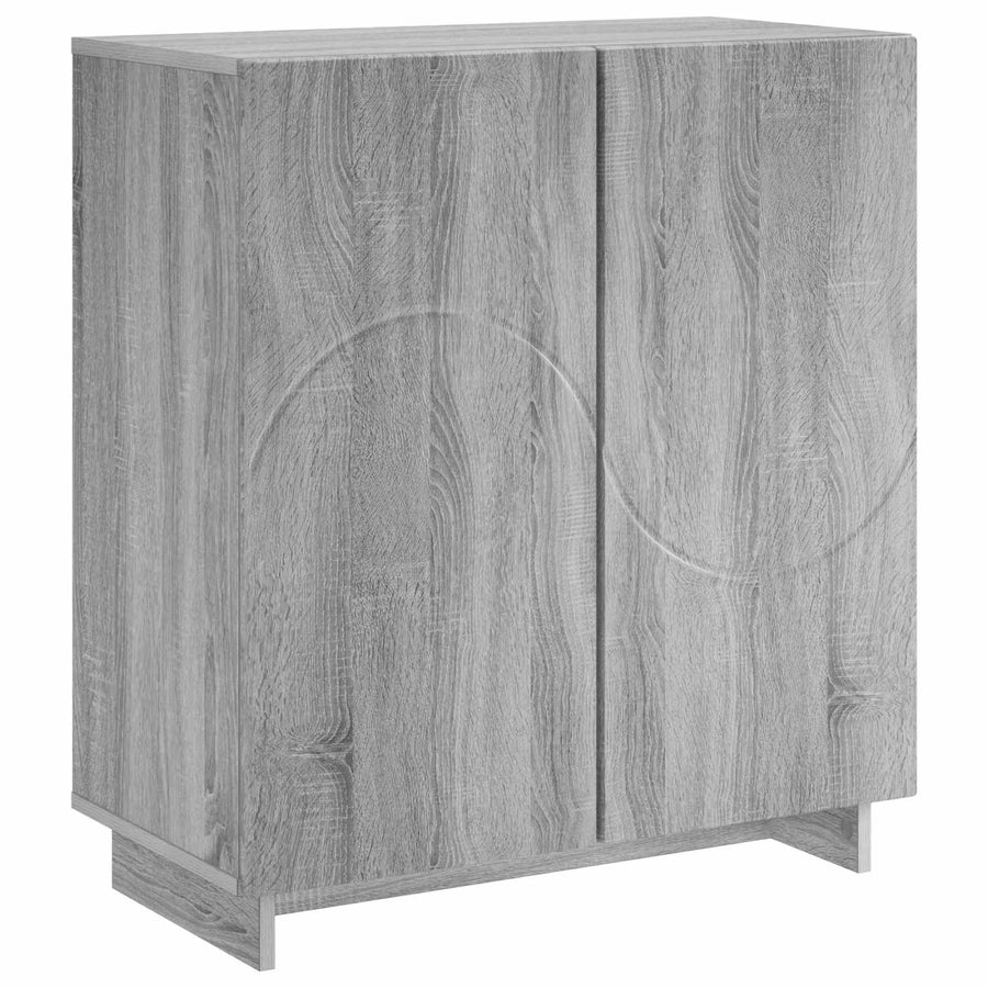 Dressoir Grijs Sonoma 67 x 34,5 x 75 cm Bewerkt hout