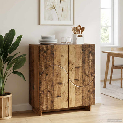Dressoir Oud hout 67 x 34,5 x 75 cm Bewerkt hout
