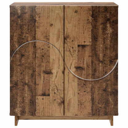 Dressoir Oud hout 67 x 34,5 x 75 cm Bewerkt hout