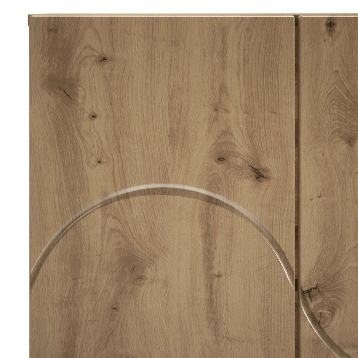 Dressoir Artisanaal eiken 67 x 34,5 x 75 cm Bewerkt hout