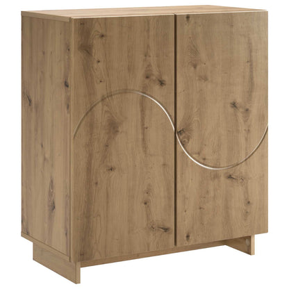 Dressoir Artisanaal eiken 67 x 34,5 x 75 cm Bewerkt hout