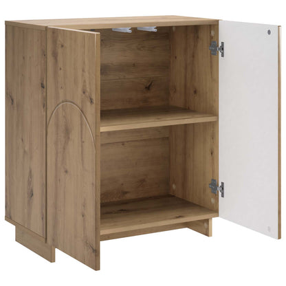 Dressoir Artisanaal eiken 67 x 34,5 x 75 cm Bewerkt hout