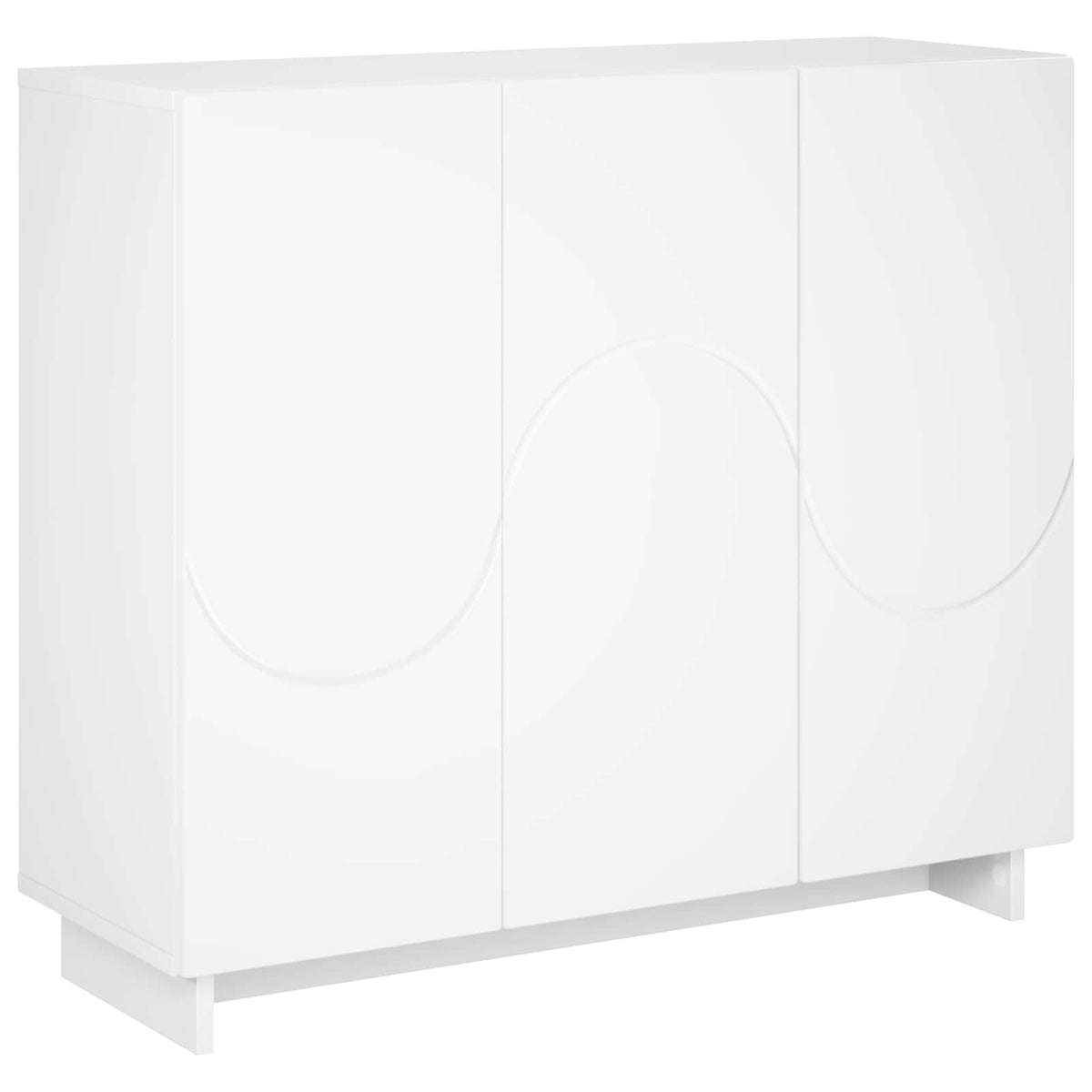 Dressoir Wit 85,5 x 31 x 75 cm Bewerkt hout