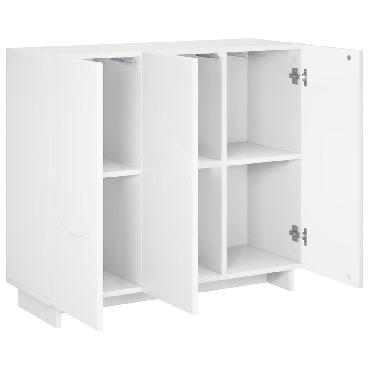 Dressoir Wit 85,5 x 31 x 75 cm Bewerkt hout