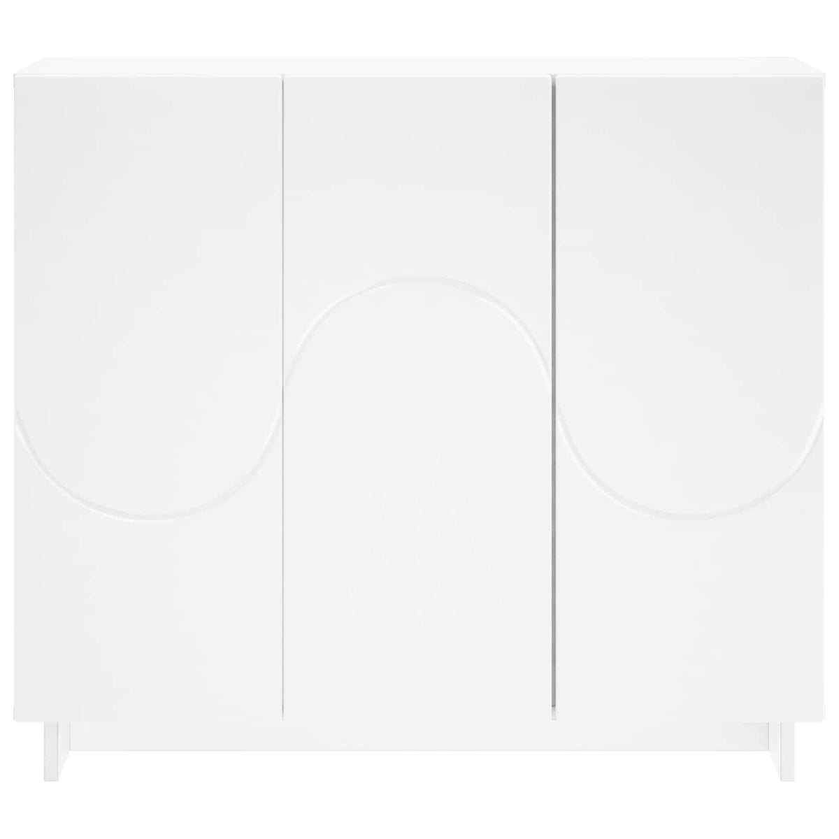 Dressoir Wit 85,5 x 31 x 75 cm Bewerkt hout