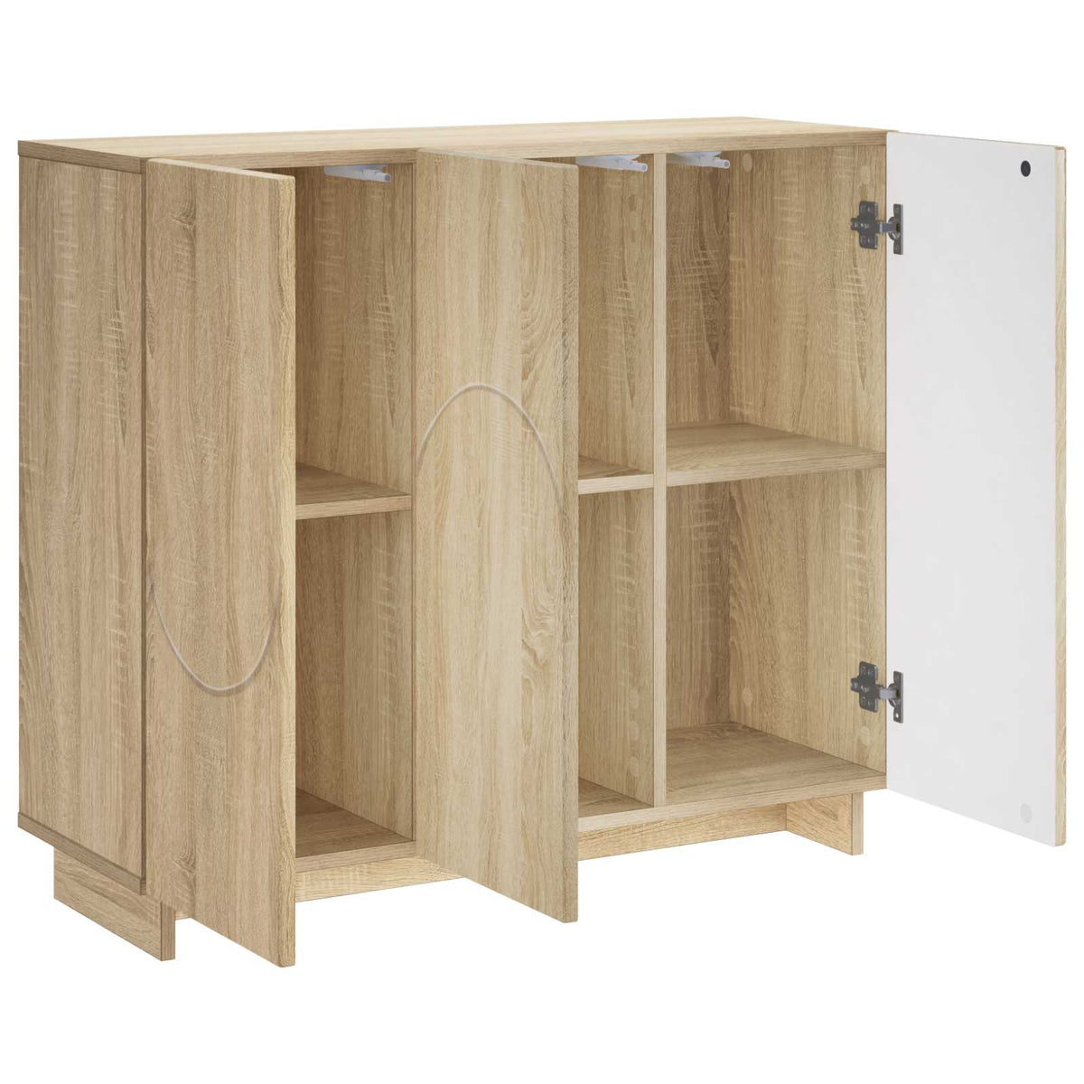 Dressoir Sonoma Eiken 85,5 x 31 x 75 cm Bewerkt hout