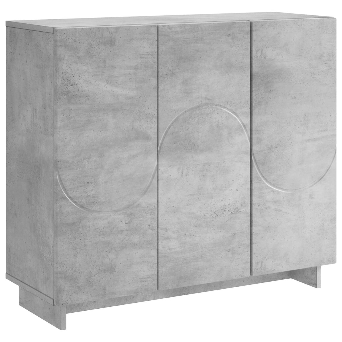 Dressoir Betongrijs 85,5 x 31 x 75 cm Bewerkt hout