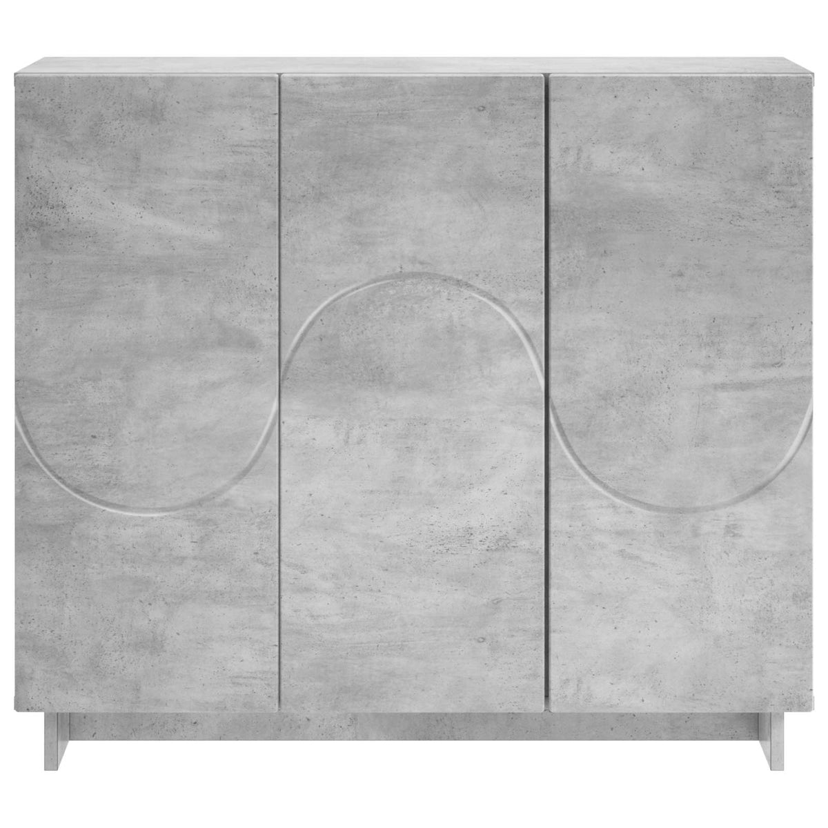 Dressoir Betongrijs 85,5 x 31 x 75 cm Bewerkt hout