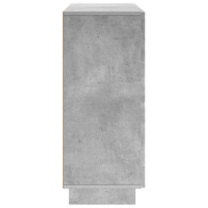 Dressoir Betongrijs 85,5 x 31 x 75 cm Bewerkt hout