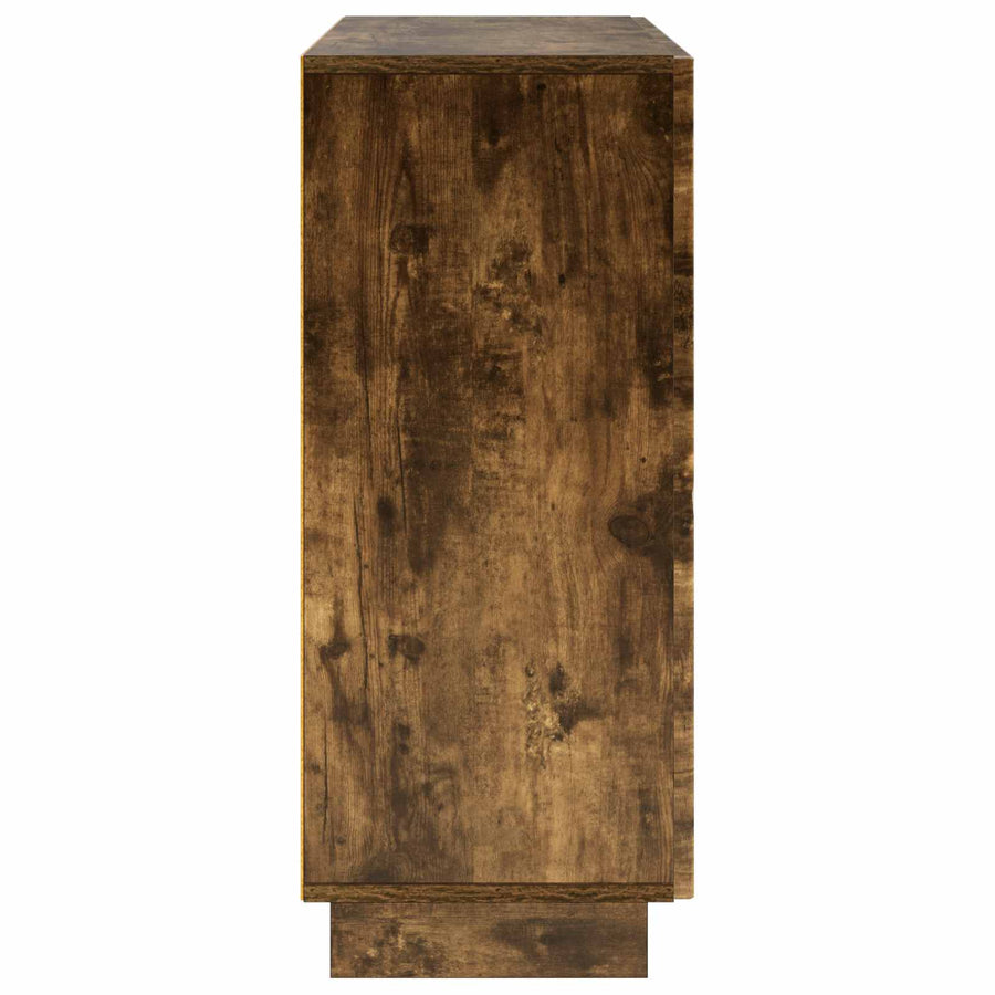 Dressoir Gerookt eiken 85,5 x 31 x 75 cm Bewerkt hout