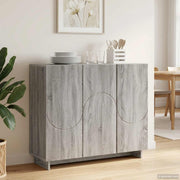 Dressoir Grijs Sonoma 85,5x31x75 cm