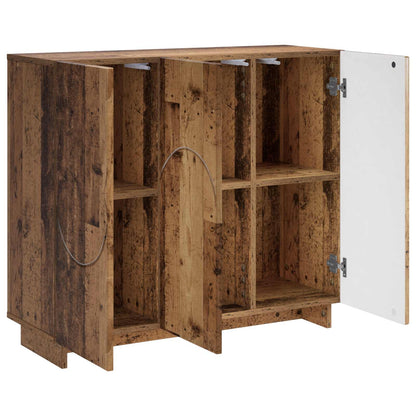 Dressoir Oud hout 85,5 x 31 x 75 cm Bewerkt hout