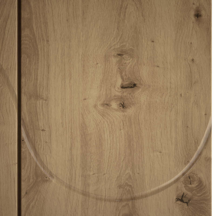 Dressoir Artisanaal eiken 85,5 x 31 x 75 cm Bewerkt hout