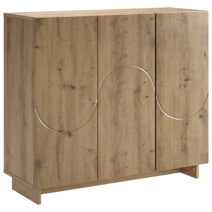 Dressoir Artisanaal eiken 85,5 x 31 x 75 cm Bewerkt hout